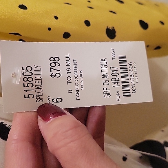 Per Se | Kimono Silk Dress Size 12 NWT - Picture 5 of 13